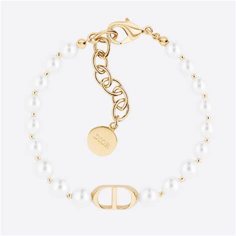 dior pearl chain bracelet|real Dior bracelets.